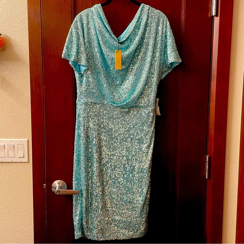 NWT Alexia Admor Sequin Dress Size Large